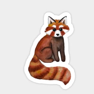 Watercolor Red Panda Sticker